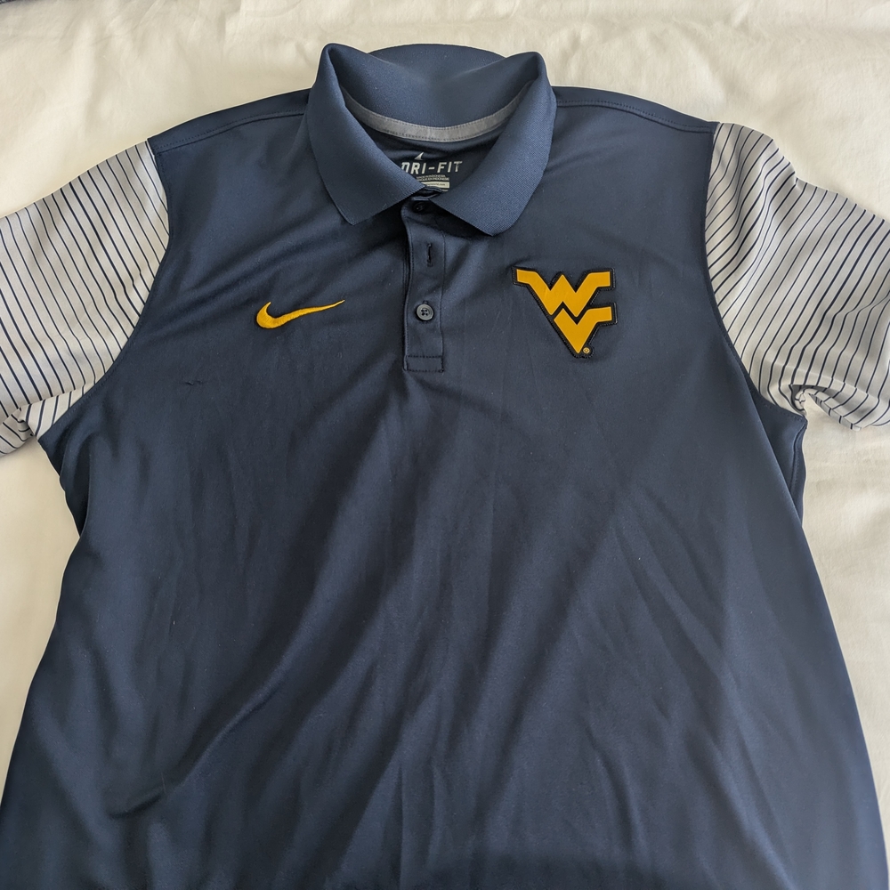 Nike Men's Blue Polo Shirt